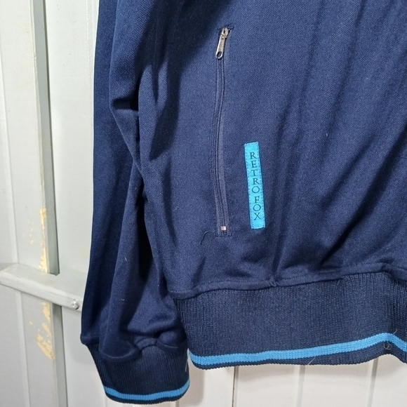 Retro fox blue track jacket - Picture 3 of 8